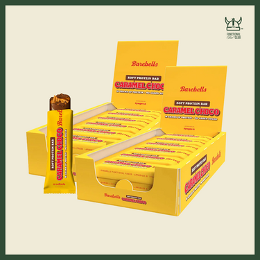 * DOUBLE TROUBLE * Sweden Barebells Soft Caramel Choco Protein Bar ( 2 cartons / 24 bars)